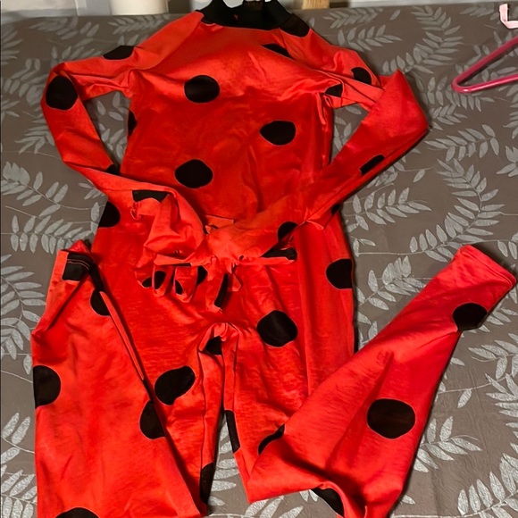 Kids Miraculous Ladybug Costume - Red and Black - Picture 2 of 2